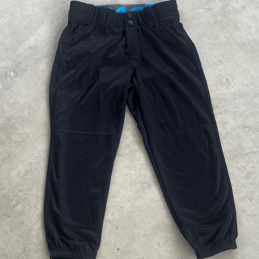 Black Athletic baseball/softball Easton Pants